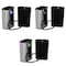 Alpine Industries Trash Can, Satin Alum/Satin Alum, Stainless Steel/Plastic ALP470-40L-R-T-CO - alternate 3